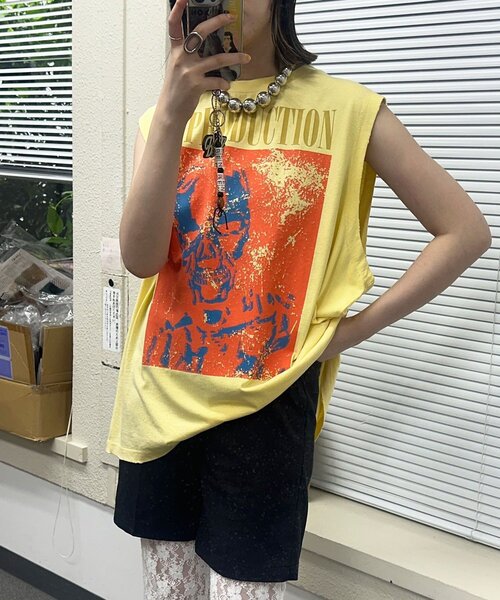 タンクトップ ノースリーブ 「RePRODUCTION LABEL / リプロダクションレーベル」アソートヴィンテージフェードノースリーブTEE レデ