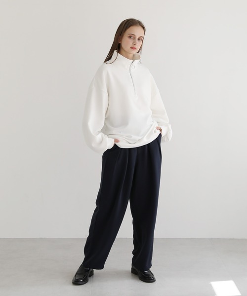 「LILL」 長袖Tシャツ M ダークグレー メンズ