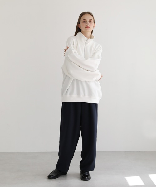 「LILL」 長袖Tシャツ M ダークグレー メンズ