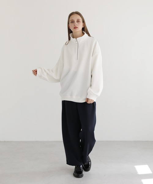 「LILL」 長袖Tシャツ M ダークグレー メンズ