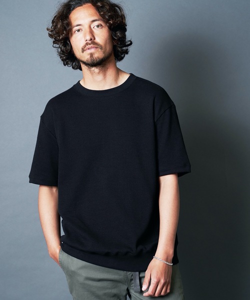「Magine」 半袖Tシャツ 46 ブラック メンズ_画像4