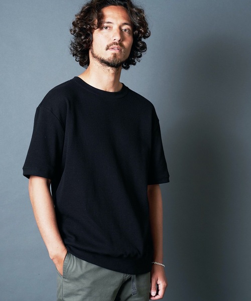 「Magine」 半袖Tシャツ 46 ブラック メンズ_画像5