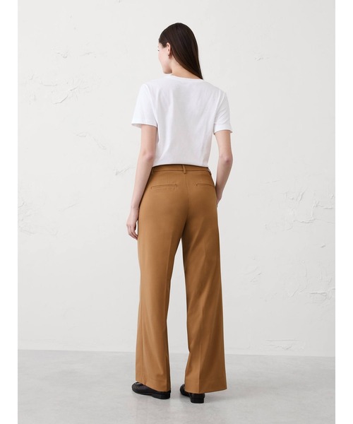 セレモニースーツ スラックス パンツ BANANA REPUBLIC FACTORY STORE　　ワイドレッグ ハイライズ スカルプテッド パンツの画像