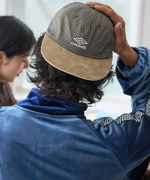 【UMBRO】 Graphic half-brim cap /追跡付 UMBRO/別注 2TONE Flat Visor Cap｜Daytona Park(FREAK'S STORE