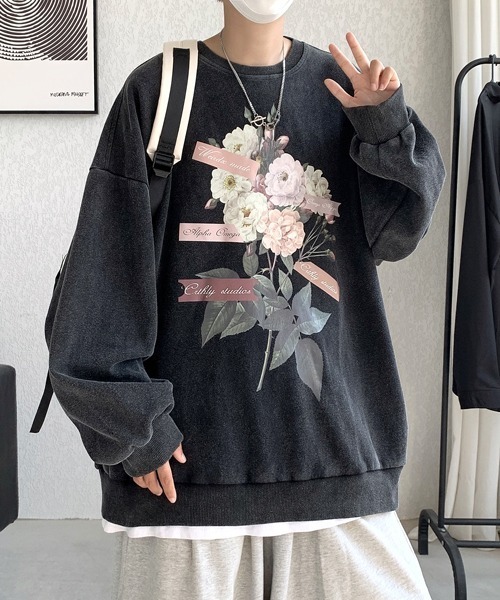 「FVLMEN」 長袖Tシャツ LARGE ブラック メンズ