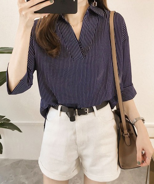 「Amulet」 半袖シャツ X-LARGE ピンク レディース