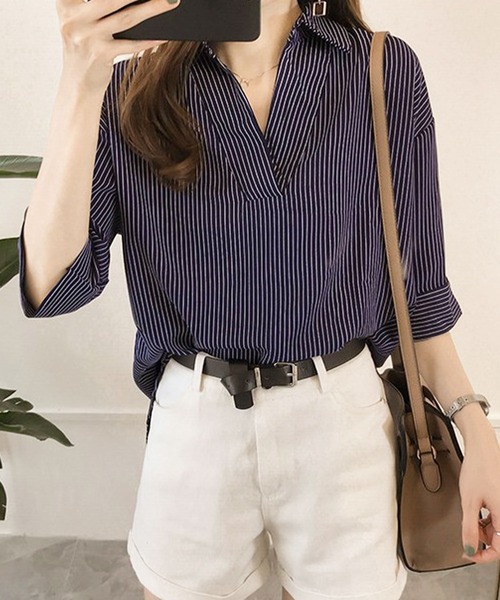 「Amulet」 半袖シャツ X-LARGE ピンク レディース
