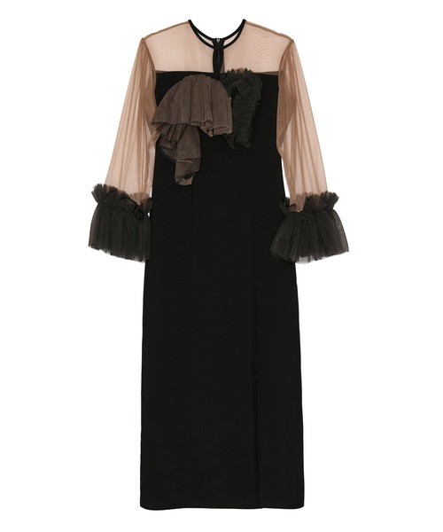 Leja（レジャ） ドレス 「LEJA」フリルチュールボレロレイヤードI