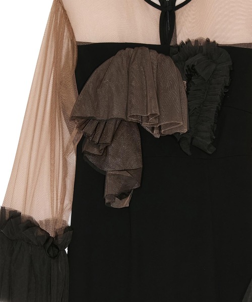 Leja（レジャ） ドレス 「LEJA」フリルチュールボレロレイヤードI