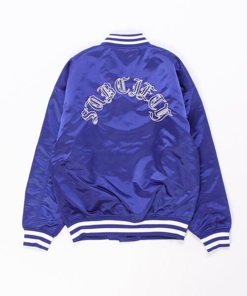 「Subciety」 スタジャン LARGE グレー メンズ_画像2