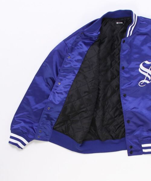 「Subciety」 スタジャン LARGE グレー メンズ_画像3