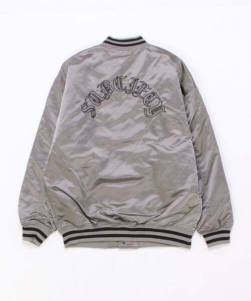 「Subciety」 スタジャン LARGE グレー メンズ_画像5