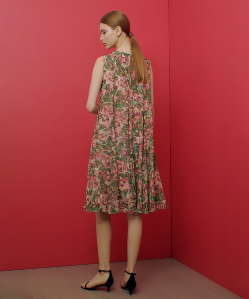 「LOULOU WILLOUGHBY」 ノースリーブワンピース 2 ピンク レディース_画像7