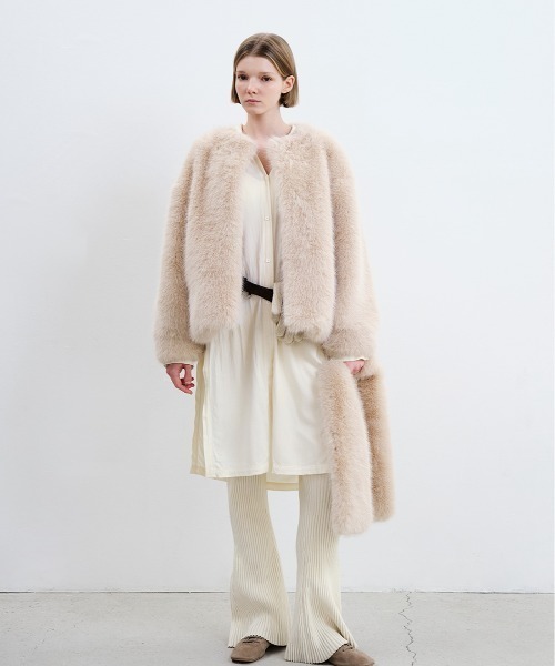 コート アウター BLAIR FAUX FUR JACKET レディースの画像