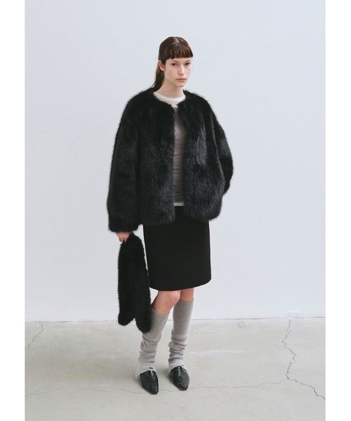 コート アウター BLAIR FAUX FUR JACKET レディースの画像