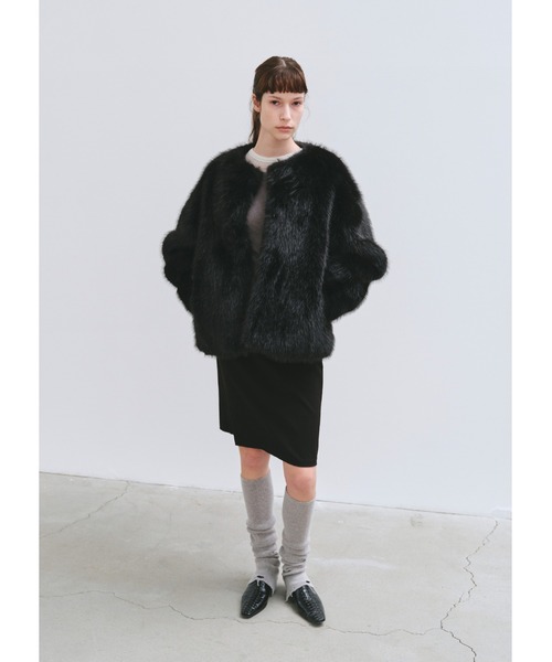 コート アウター BLAIR FAUX FUR JACKET レディースの画像
