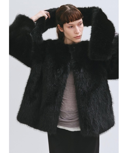 コート アウター BLAIR FAUX FUR JACKET レディースの画像