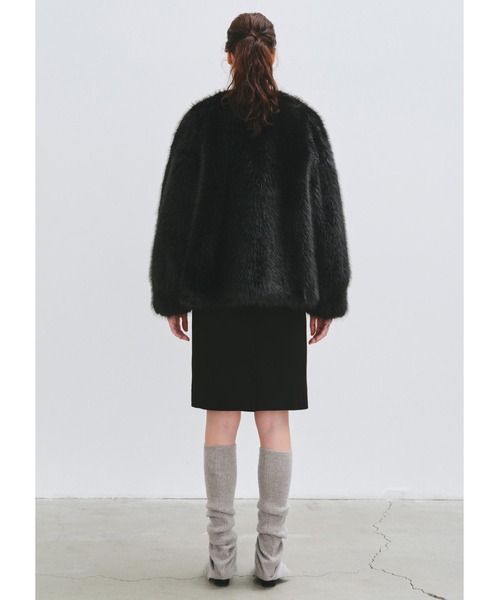 コート アウター BLAIR FAUX FUR JACKET レディースの画像