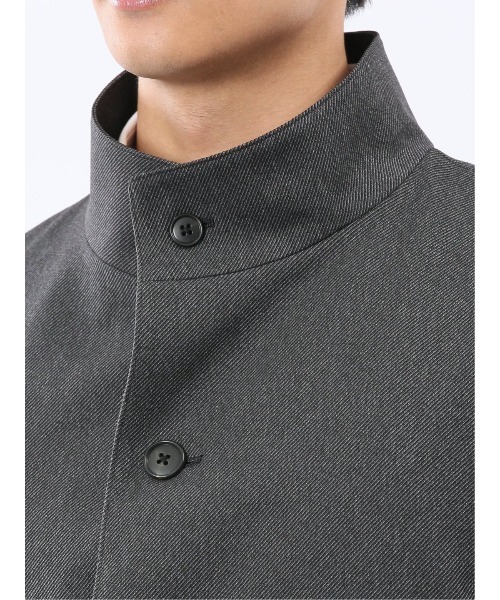 TAKA-Q（タカキュー） ステンカラーコート コート 「表地ストレッチ 撥