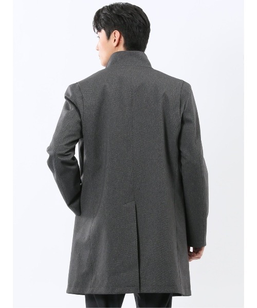 TAKA-Q（タカキュー） ステンカラーコート コート 「表地ストレッチ 撥