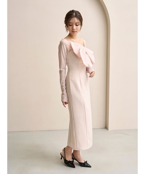 SNIDEL（スナイデル） ワンピース オフショルリボンドレス : ZOZOTOWN