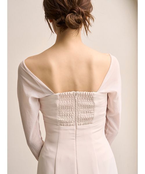 SNIDEL（スナイデル） ワンピース オフショルリボンドレス : ZOZOTOWN