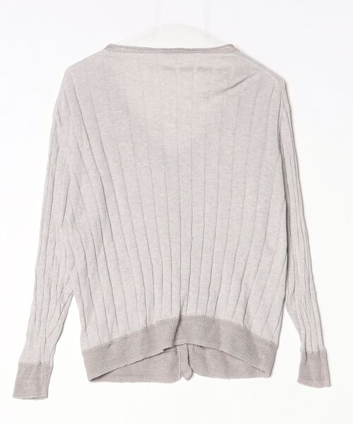 「HAU」 ニットカーディガン FREE グレー レディース_画像2