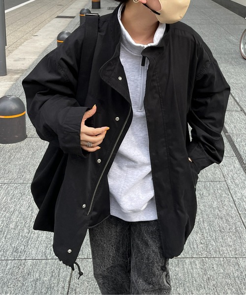 「CPCM」 モッズコート LARGE ブラック メンズ_画像4