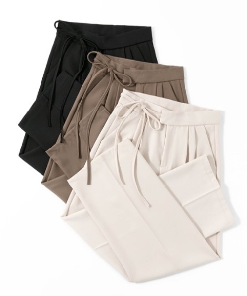 「SEN TOKYO」 スラックス S ブラウン レディース_画像3