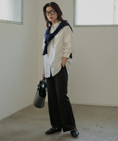 Loungedress（ラウンジドレス） 長袖ニット FREE ネイビー レディース