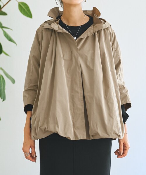 美品✨BEARDSLEY ビアズリー　バルーンブルゾン モカ　リボン BEARDSLEY（ビアズリー）の「バルーンブルゾン（ブルゾン）」 - WEAR