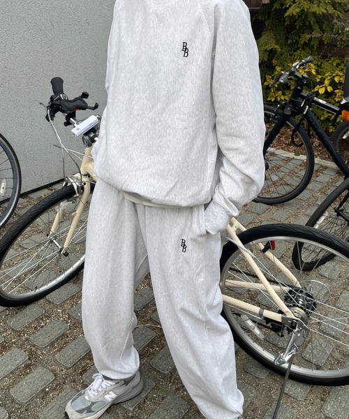 「BROKEN BASE」 スウェットパンツ MEDIUM オートミール メンズ_画像3