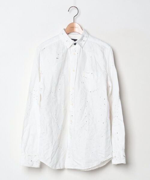 DIESEL（ディーゼル） 長袖シャツ S ホワイト メンズ : ZOZOTOWN Yahoo