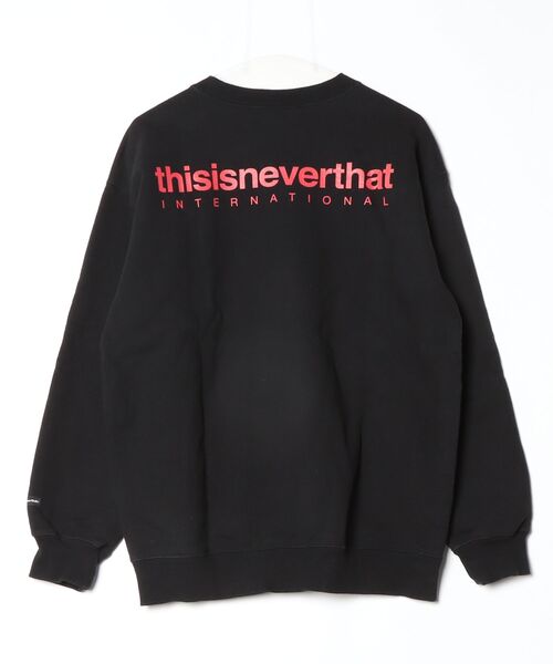 thisisneverthat（ディスイズネバーザット） スウェットカットソー S
