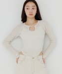 tシャツ decollete cut-out ...の詳細画像1