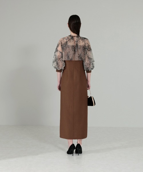 「Leja」 キャミソールワンピース SMALL ブラウン レディース_画像5