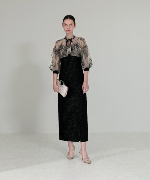 「Leja」 キャミソールワンピース SMALL ブラウン レディース_画像9