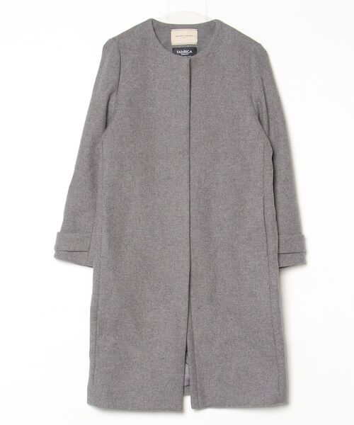 UNITED ARROWS（ユナイテッドアローズ） ノーカラーコート 36 グレー