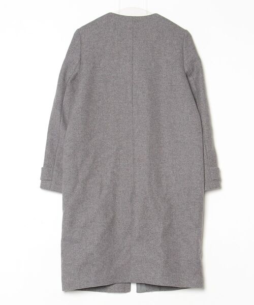 UNITED ARROWS（ユナイテッドアローズ） ノーカラーコート 36 グレー