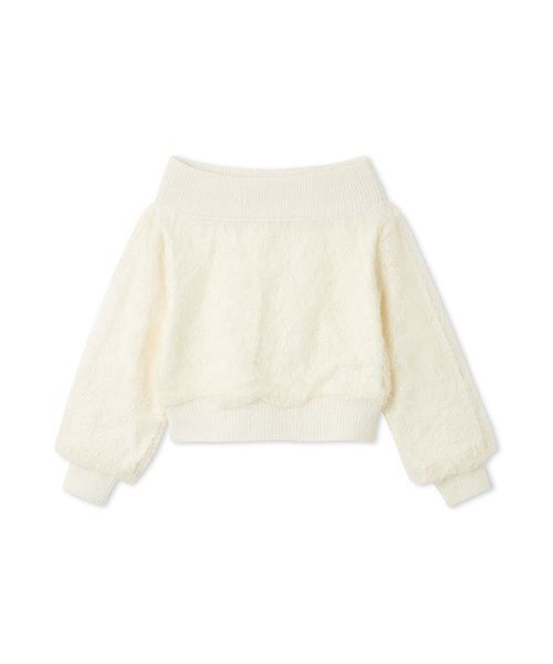 SNIDEL（スナイデル） ニット セーター ストラクチャーレースニット