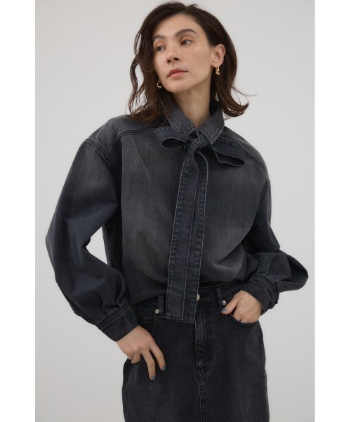 「crie conforto」 長袖シャツ FREE ライトブラック レディース_画像2