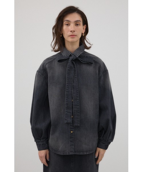 「crie conforto」 長袖シャツ FREE ライトブラック レディース_画像5