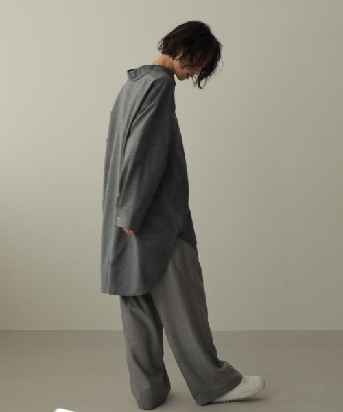 「ETRE TOKYO」 長袖シャツ FREE ネイビー レディース_画像4