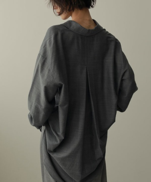 「ETRE TOKYO」 長袖シャツ FREE ネイビー レディース_画像5