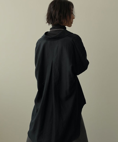 「ETRE TOKYO」 長袖シャツ FREE ネイビー レディース_画像9