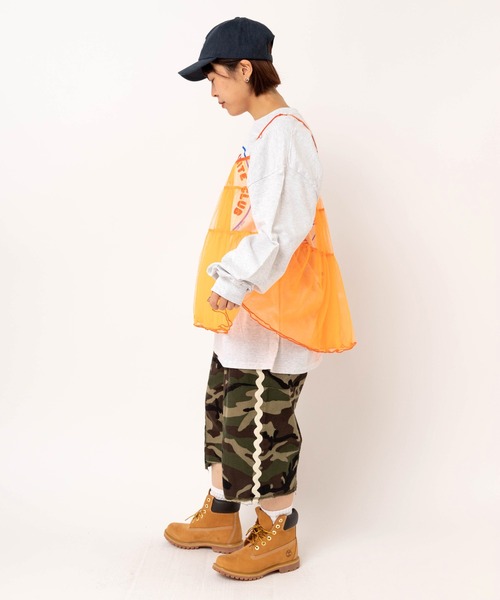 【ブラック】M2619 ウルフプリントロンT M2619 ウルフプリントロンT（Tシャツ/カットソー）｜RNA（アール