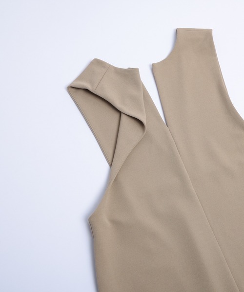 「SUGAR BISKET」 「La-gemme」サロペットスカート L ベージュ レディース_画像4