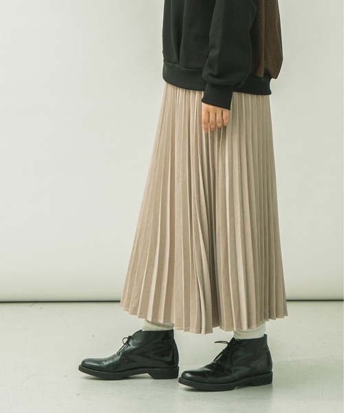 「Kelen」 プリーツスカート - ベージュ レディース_画像4