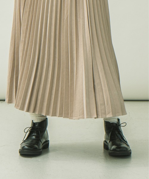 「Kelen」 プリーツスカート - ベージュ レディース_画像8