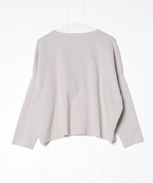 「conges payes ADIEU TRISTESSE」 ニットカーディガン「Studio Clipコラボ」 FREE グレー レディース_画像2